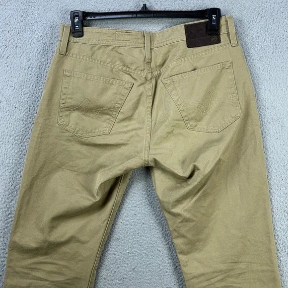 AG Adriano Goldschmied The Graduate Jeans Straight Mens 32R Tan Tailoredd Leg